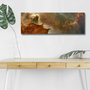 Wallity Lienzo Decorativo Iluminado con LED 30x90 cm Multicolor 3090NASA-011